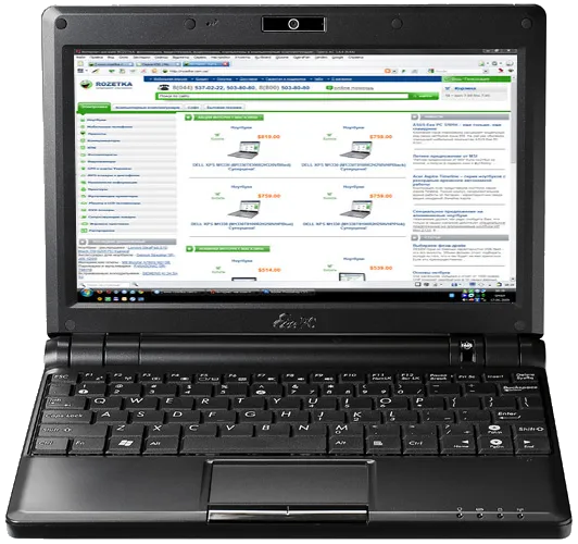 Ремонт петель крышки  Asus Eee PC 900
