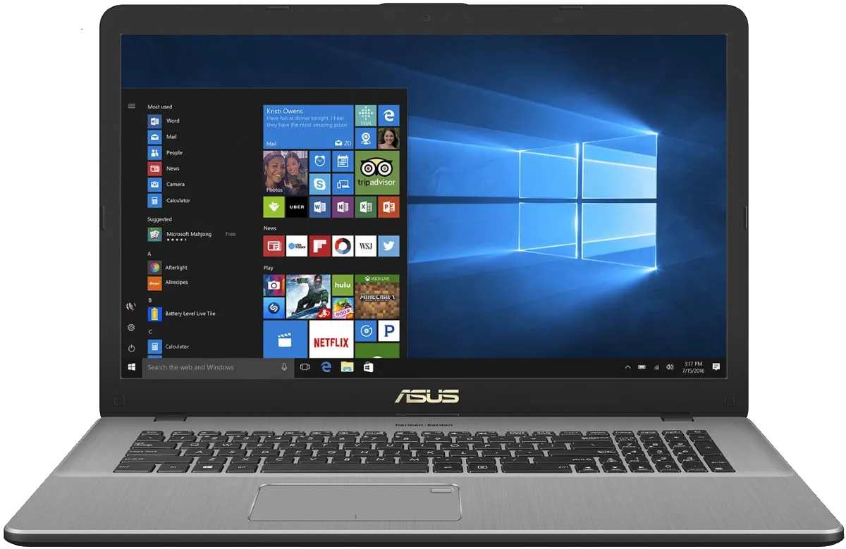 Ремонт петель крышки  Asus 17 N705UF