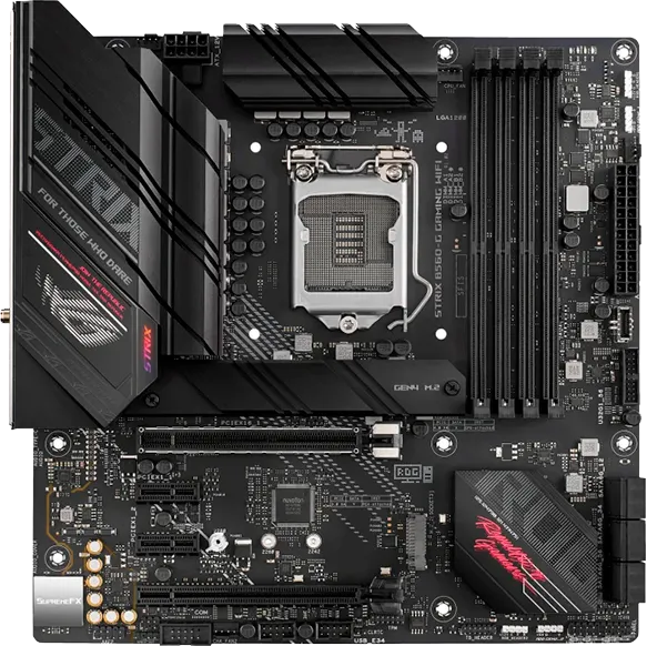 Чистка системы охлаждения Asus ROG Strix B560-G Gaming WiFi