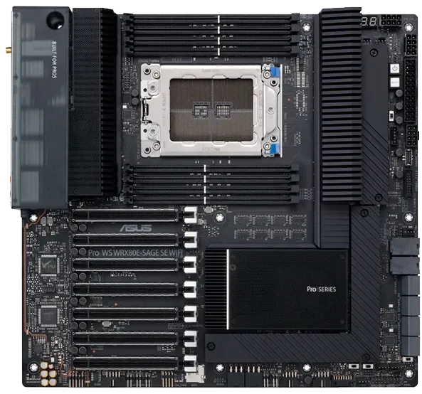 Чистка системы охлаждения Asus Pro WS WRX80E-Sage SE WiFi