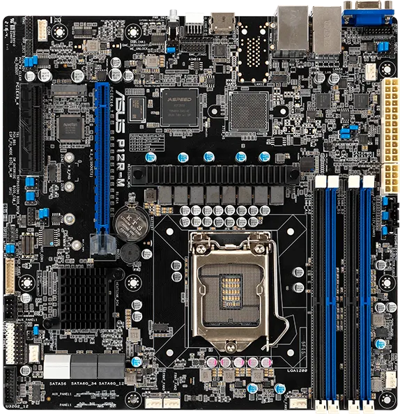 Чистка системы охлаждения Asus P12R-M