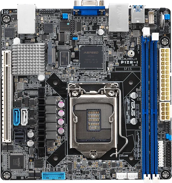 Чистка системы охлаждения Asus P12R-I