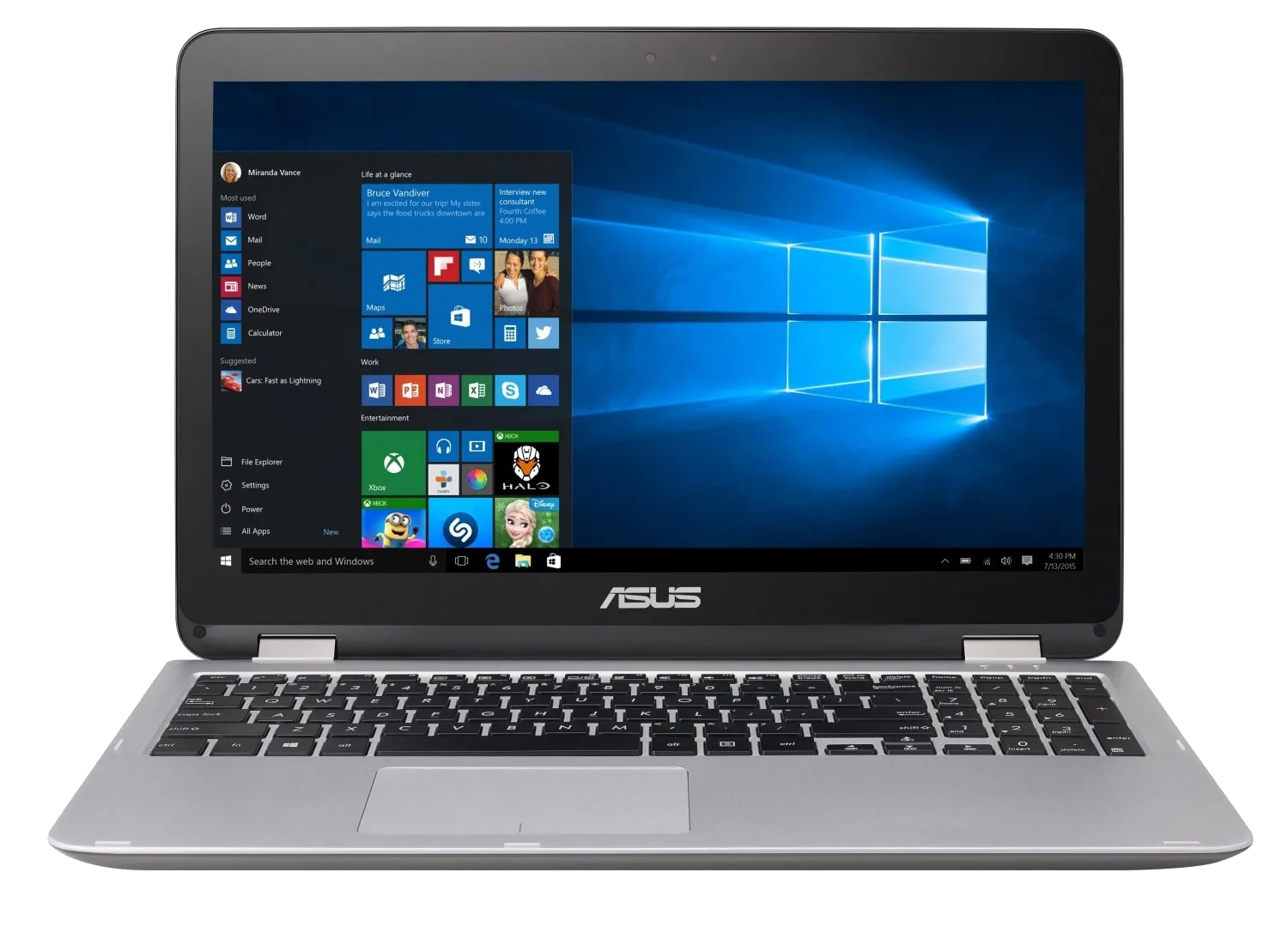 Ремонт петель крышки  Asus Flip TP501UB